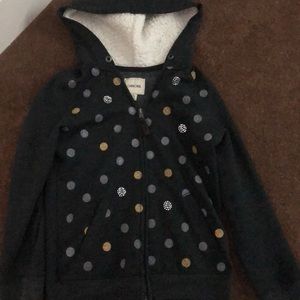 Cherokee silver and gold polka dotted jacket!